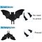 24 Pieces Halloween Bat Decoration,Large Hanging Bat Wall Decal Window Door Entryway Sticker for Party Favor Supply